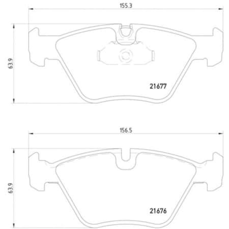 Pagid Brakes Disc Brake Pad, 355007961 355007961